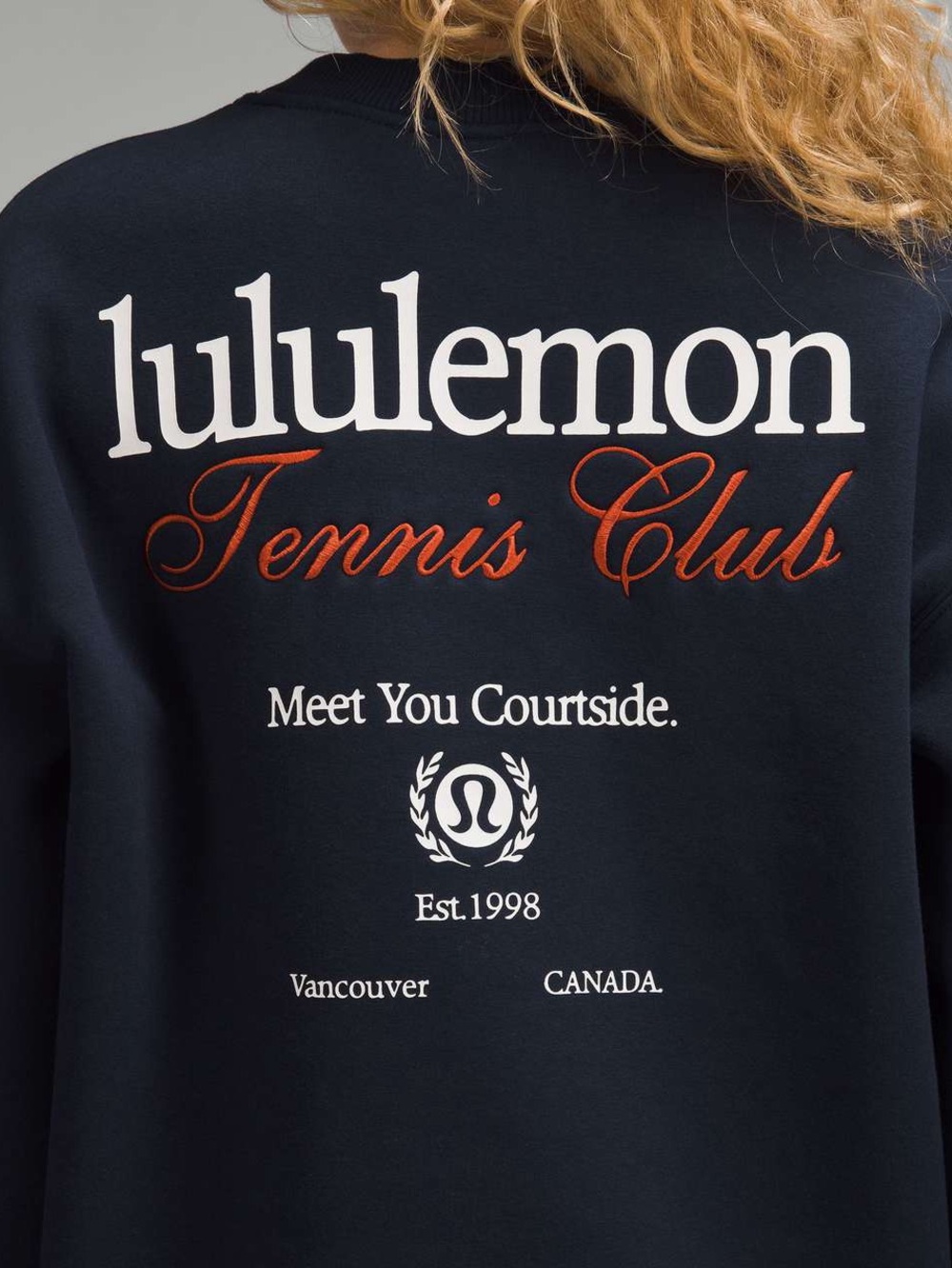 Lululemon Heavyweight Fleece Pullover *Tennis Club
True Navy/White/Firecracker - Picture 3 of 7